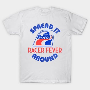 Defunct Indianapolis Racers 'Racer Fever' Hockey Team T-Shirt